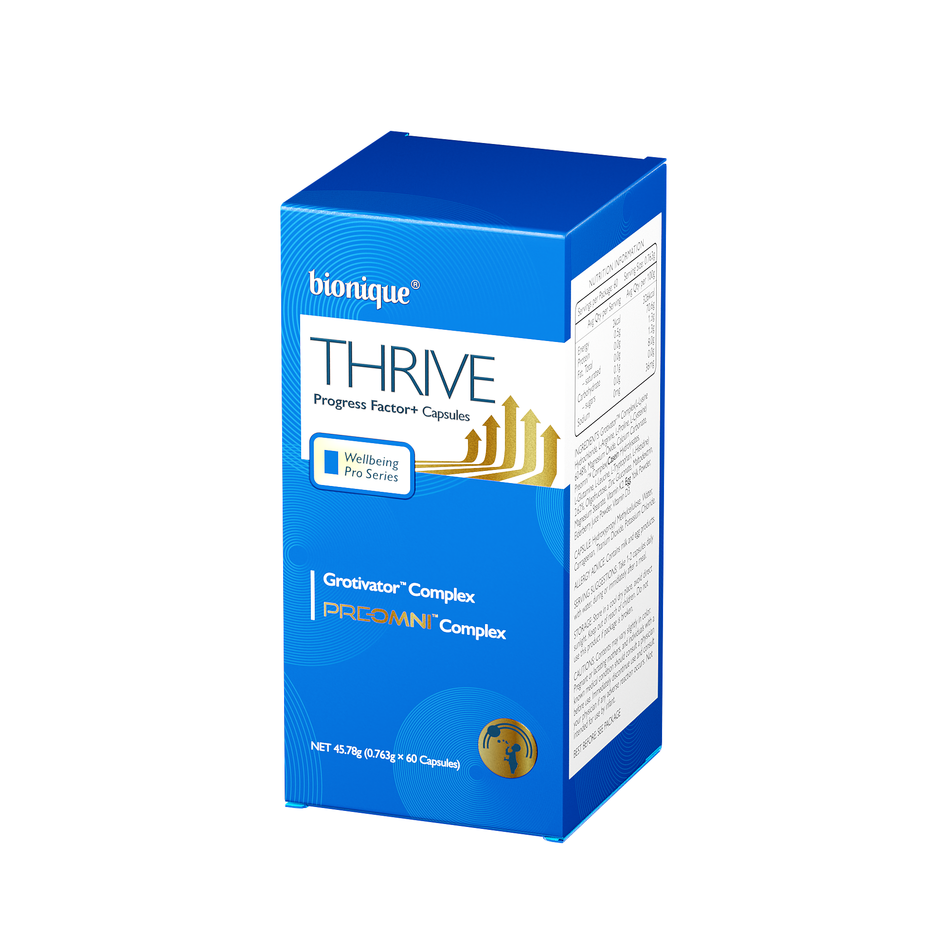 Bionique THRIVE Progress Factor+ Capsules